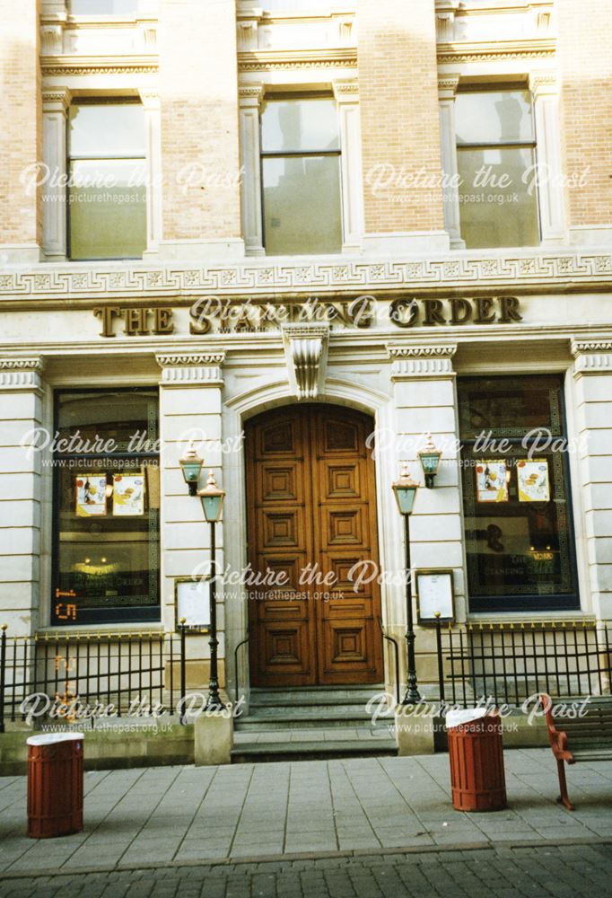 The Standing Order public house entrance