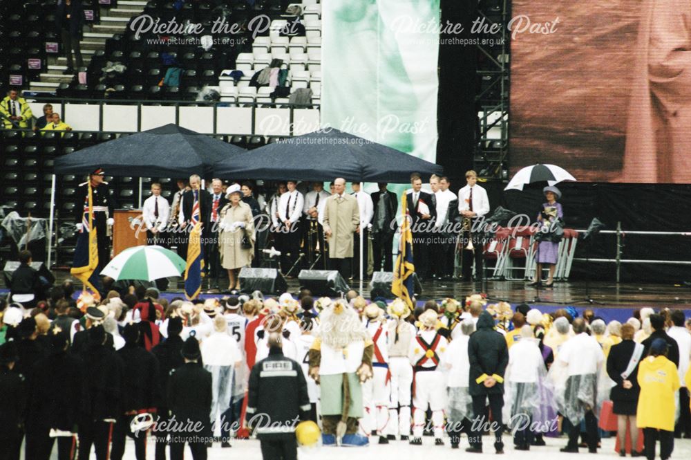 The Queen's speech at the Golden Jubilee Celebrations at Pride Park Stadium 