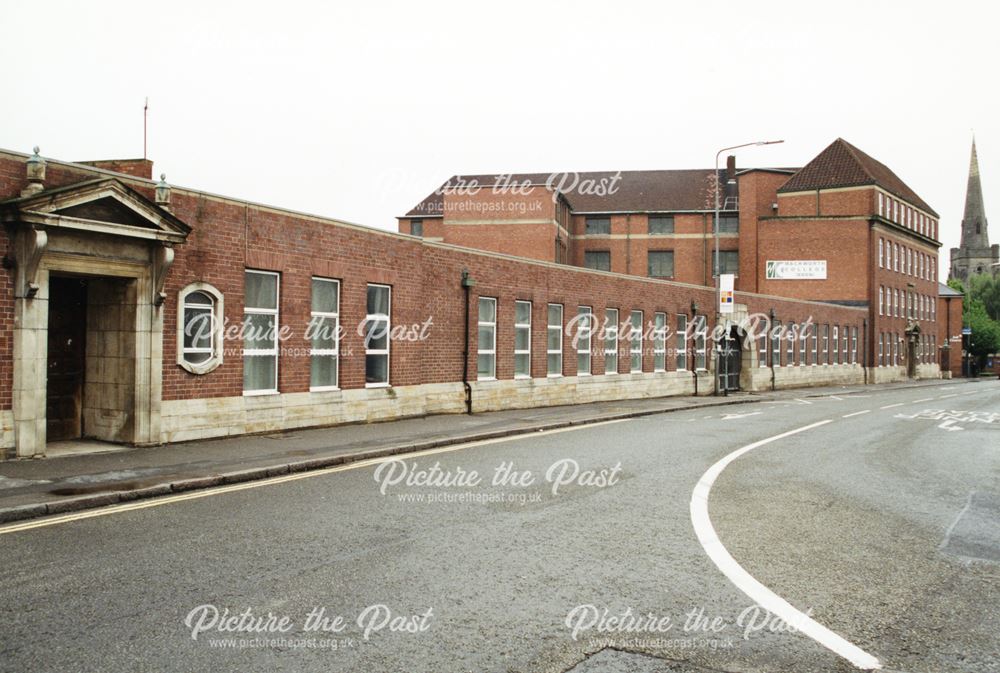 Mackworth College building prior to demolition, 2000