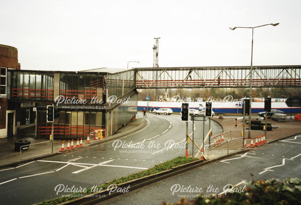 Walkway from the bus station to the Eagle Centre, 1997