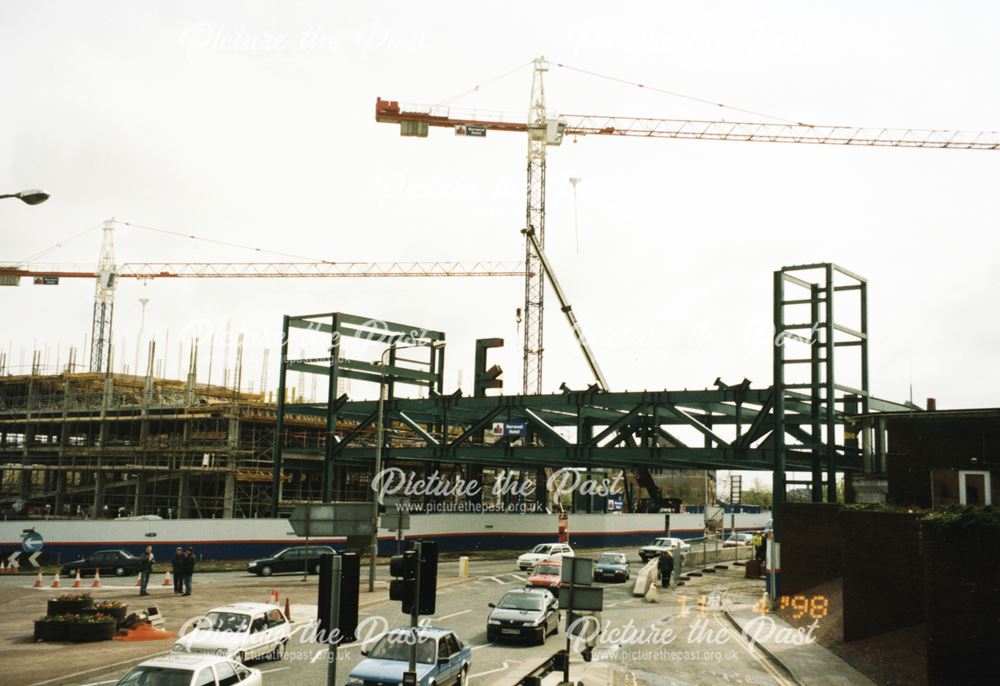 Construction of the Cock Pitt Car Park, 1998