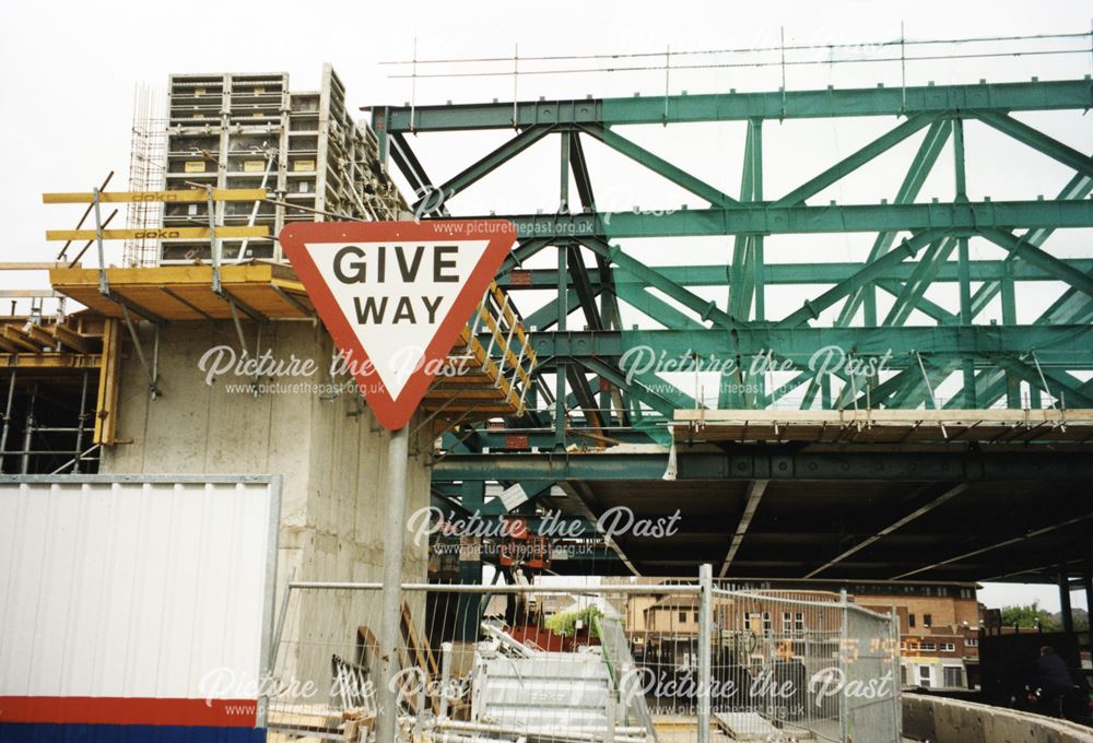 Construction of the Cock Pitt Car Park, 1998