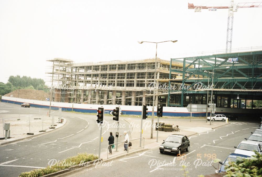 Construction of the Cock Pitt Car Park, 1998