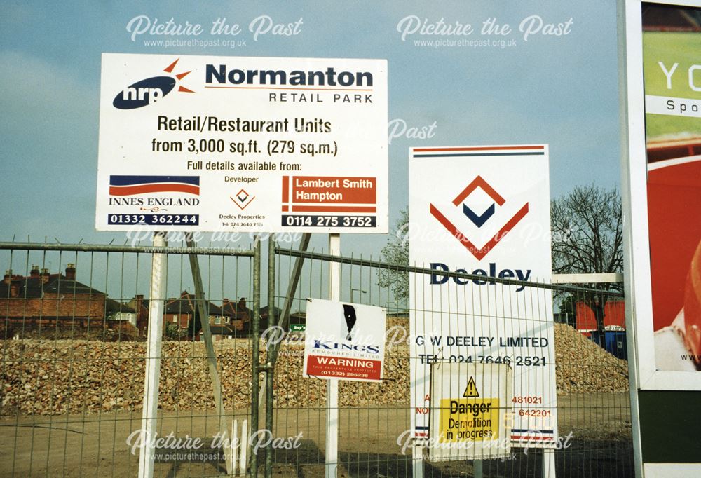 Site acquisition for the construction of the Normanton Retail Park, 2000