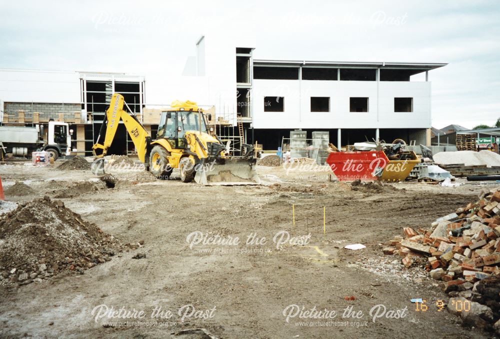 Construction of the Normanton Retail Park, 2000