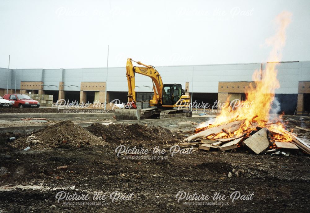 Construction of the Normanton Retail Park, 2000