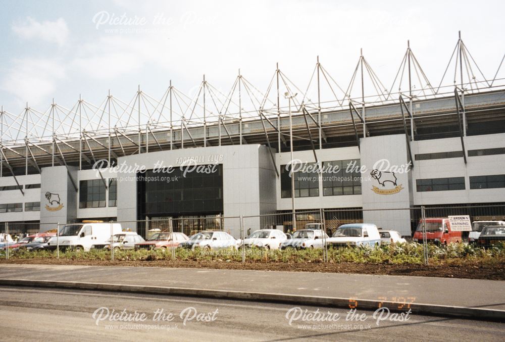 Completed view of Pride Park Stadium, 1997