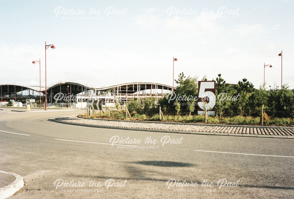 David Lloyd Leisure Centre under construction, 1997