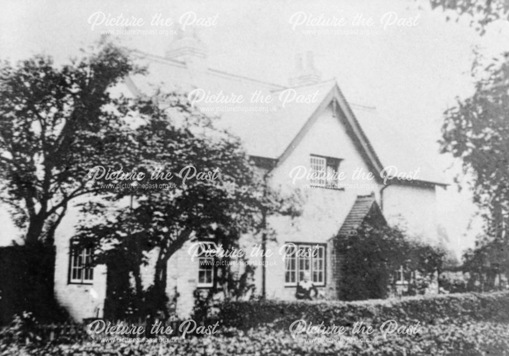 View of house on Back Lane at Chellaston, c 1950