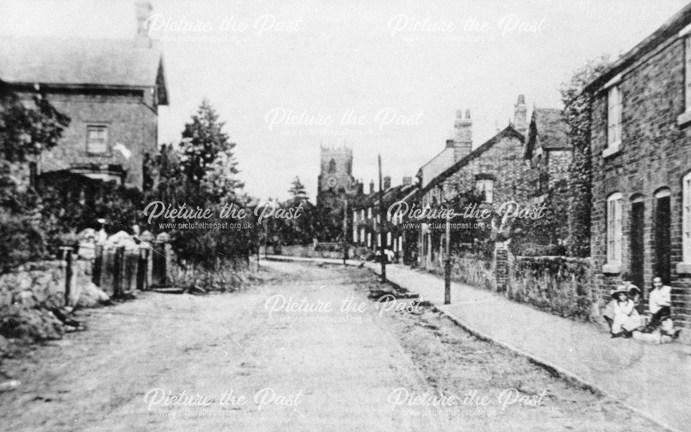 View along High Street, Chellaston, c 1920