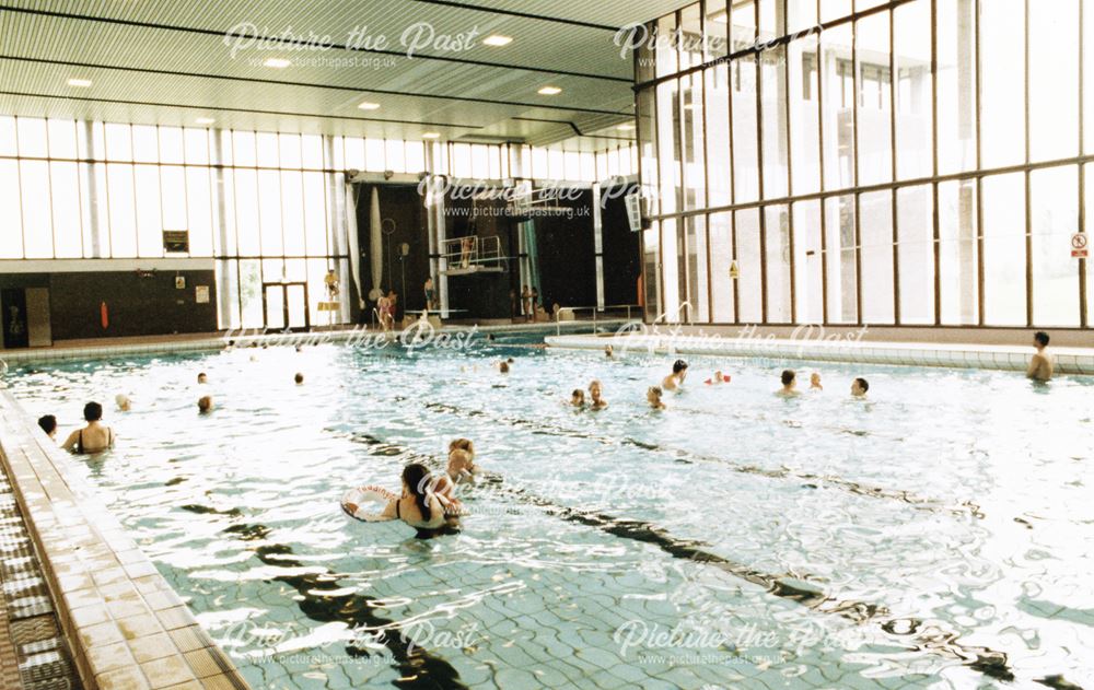 Moorways Leisure Centre, Swimming Pool, Derby, 1991