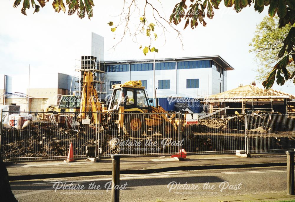 Normanton Retail Park under construction, Derby, 2000