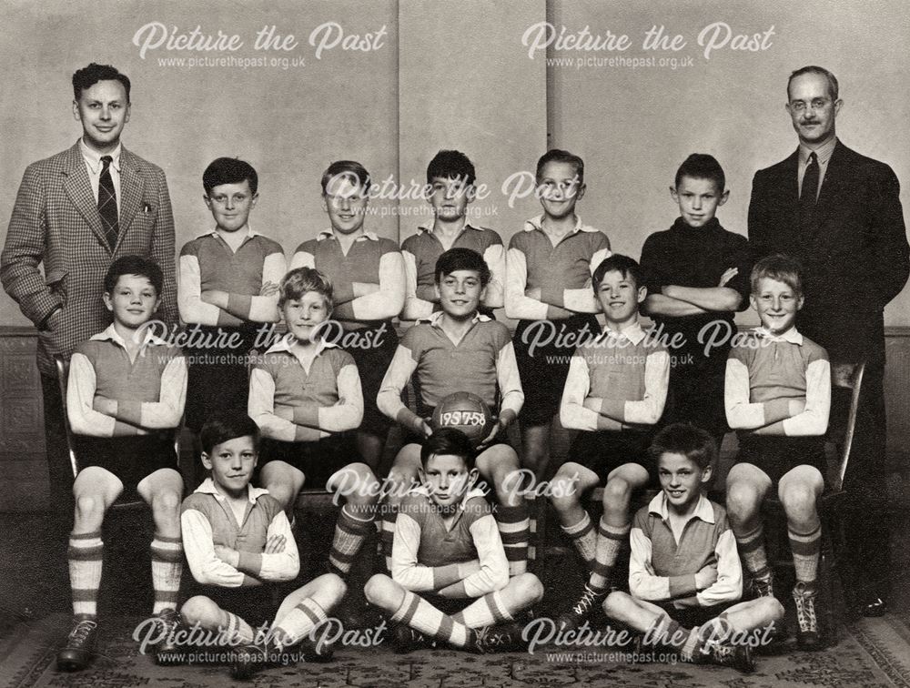 Reigate Primary School Football Team, Mackworth, Derby, 1957-8