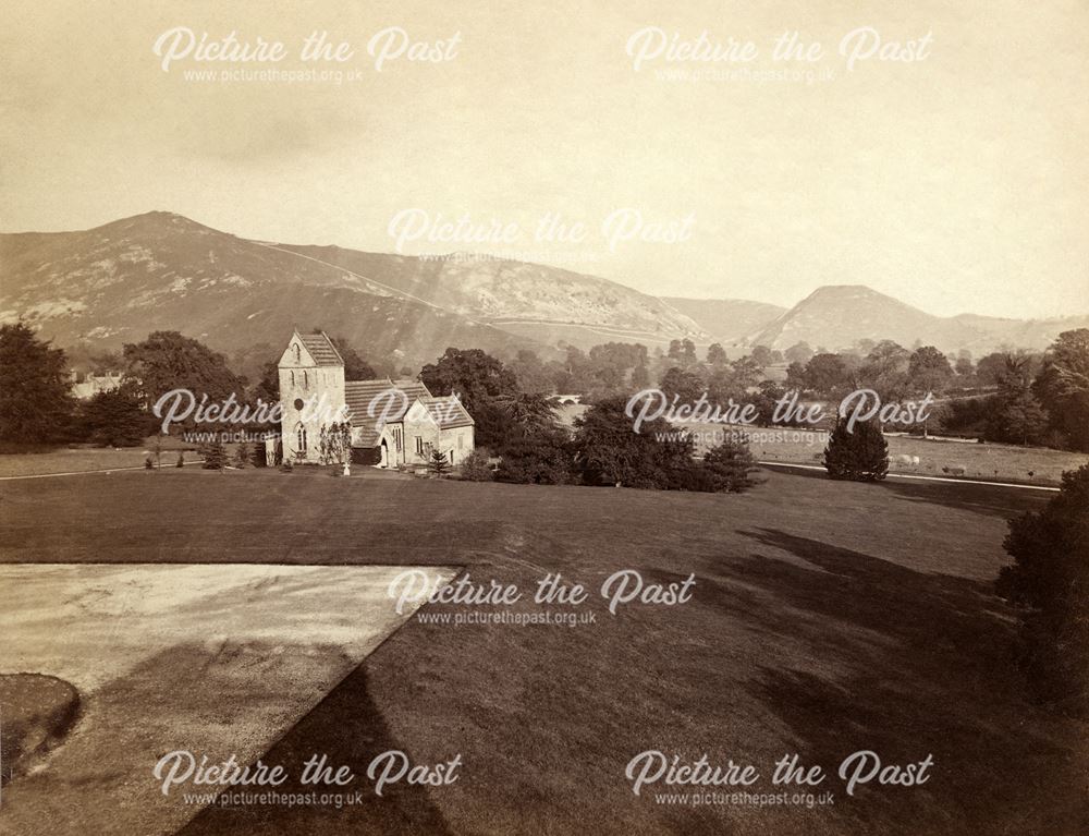 Holy Cross Church, Ilam, Staffordshire, c 1890s