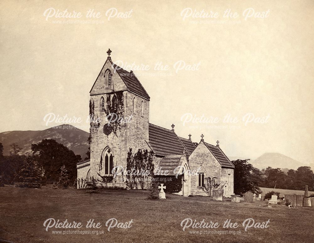 Holy Cross Church, Ilam, Staffordshire, c 1890s