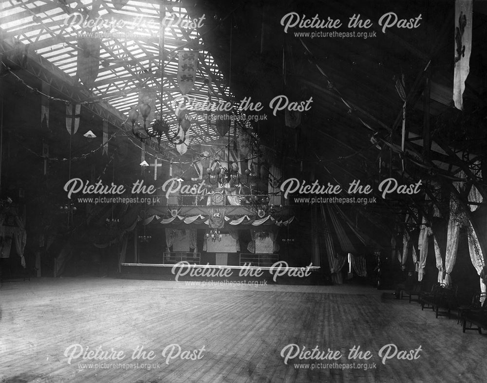 Interior of the Drill Hall, Newland Street, Derby, 1902