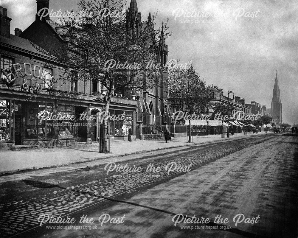 London Road, Derby, c 1900