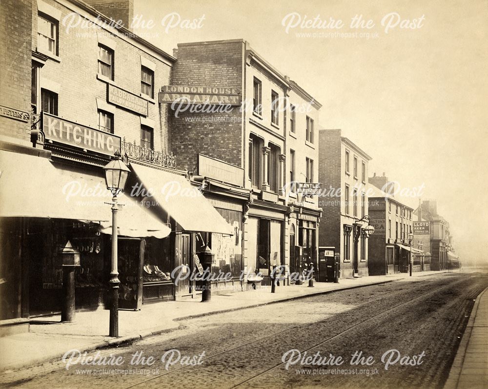 London Street (London Road), Derby, c 1890 ?