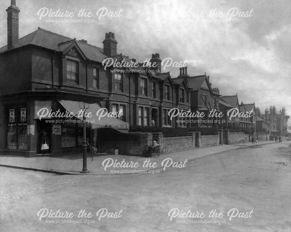 Village Street, Normanton, Derby, c 1900s