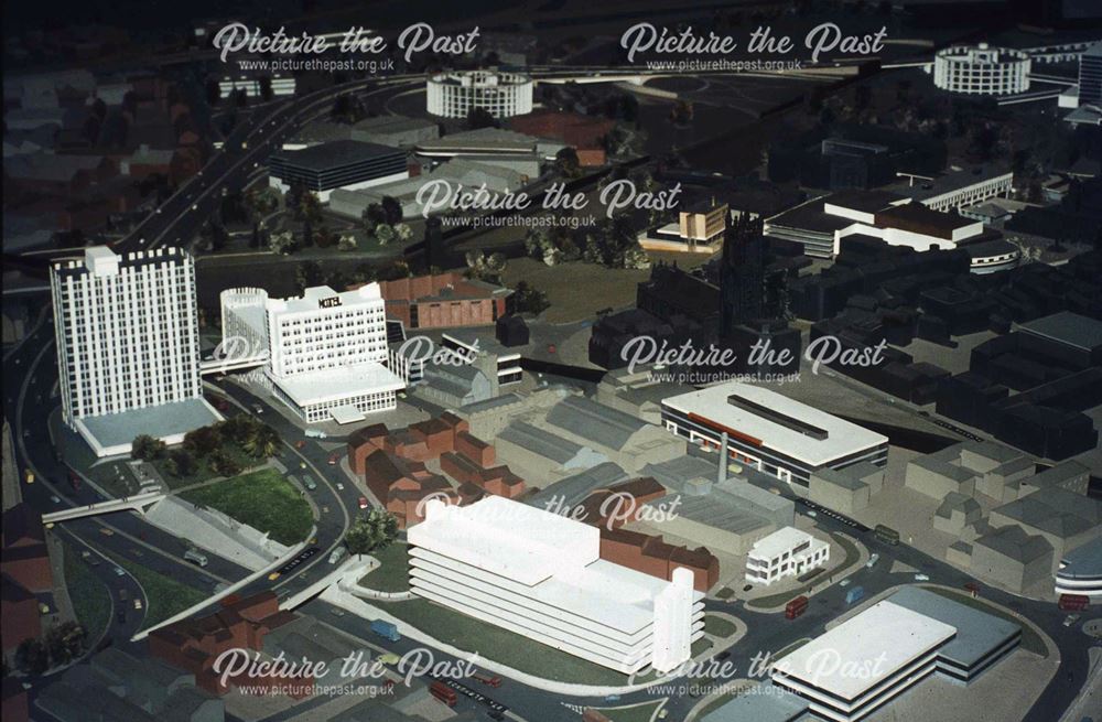 Town Centre Model, Derby, c 1965