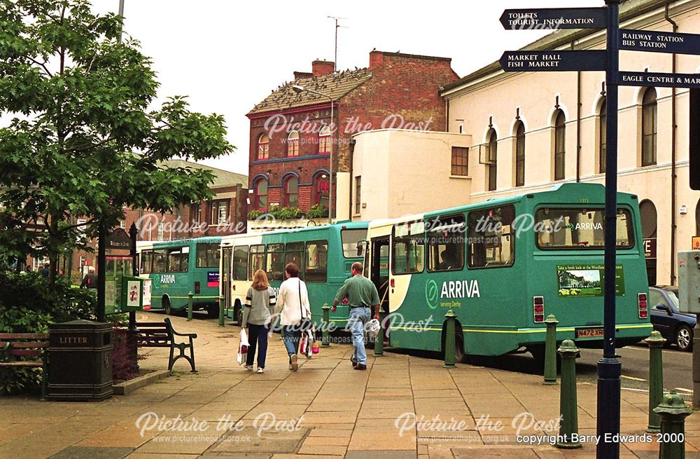 Arriva Mercedes 1372 and others , Albert Street, Derby