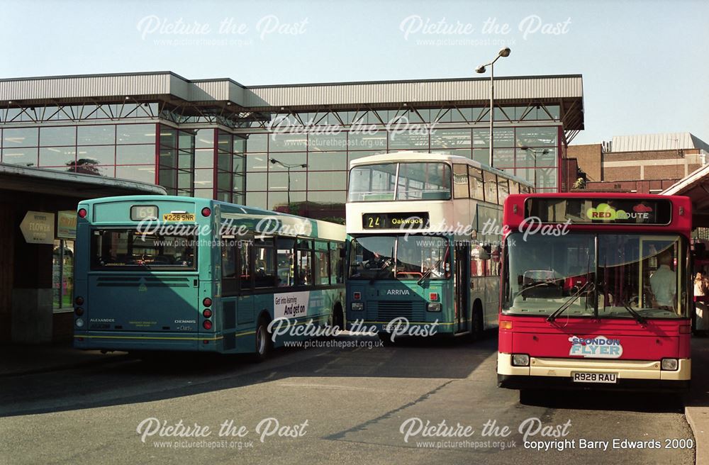 Arriva ex London South Volvo 4324 and others , Bus Station, Derby