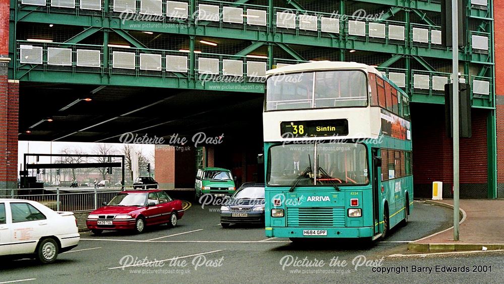 Arriva ex London South Volvo 4334, Cockpit, Derby