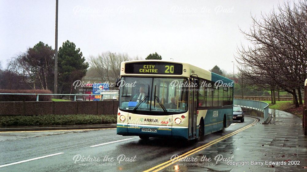 Arriva ex Fox County Volvo 2604, Exeter Street, Derby