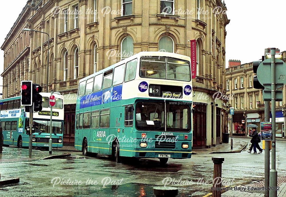 Arriva ex Fox County Volvo 4355, Victoria Street, Derby