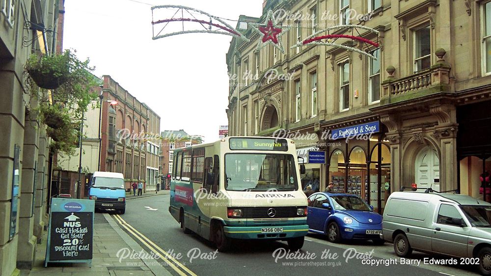 Arriva ex Fox County Mercedes Benz 1356, The Strand, Derby