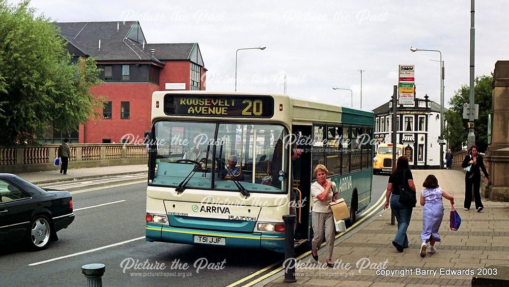 Arriva Dennis Dart SLF 2221, Exeter Bridge Derwent Street, Derby