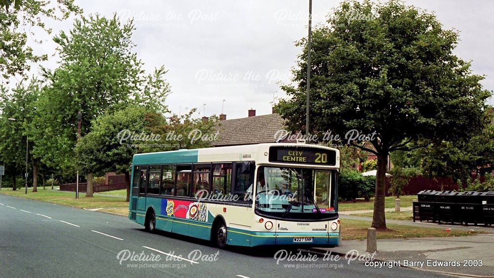 Arriva Dennis Dart SLF 2227, Roosevelt Avenue Chaddesden, Derby