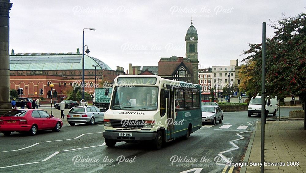 Arriva ex Fox County Mercedes Benz 1164, Derwent Street, Derby