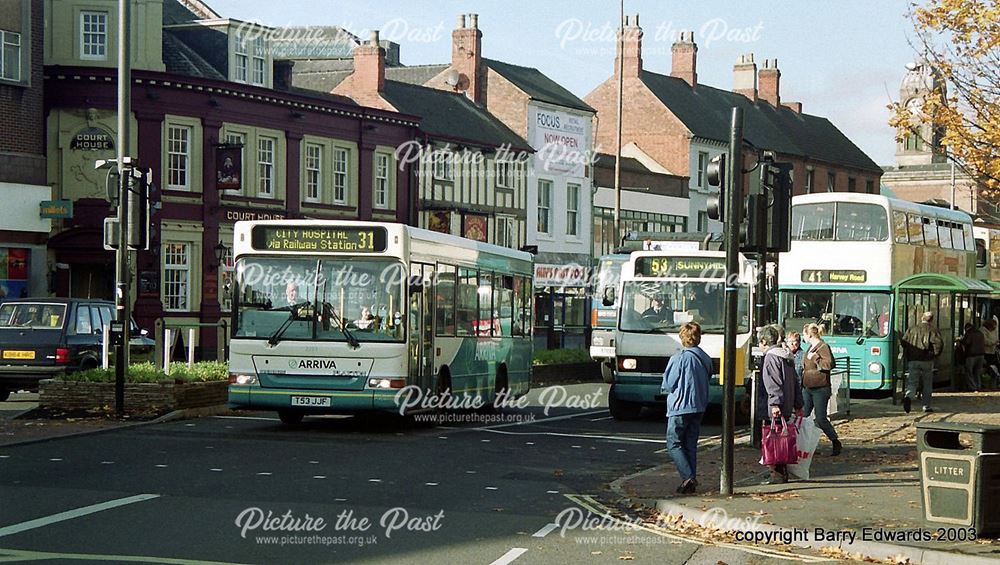 Arriva Dennis Dart SLF 2223 and others, Morledge, Derby