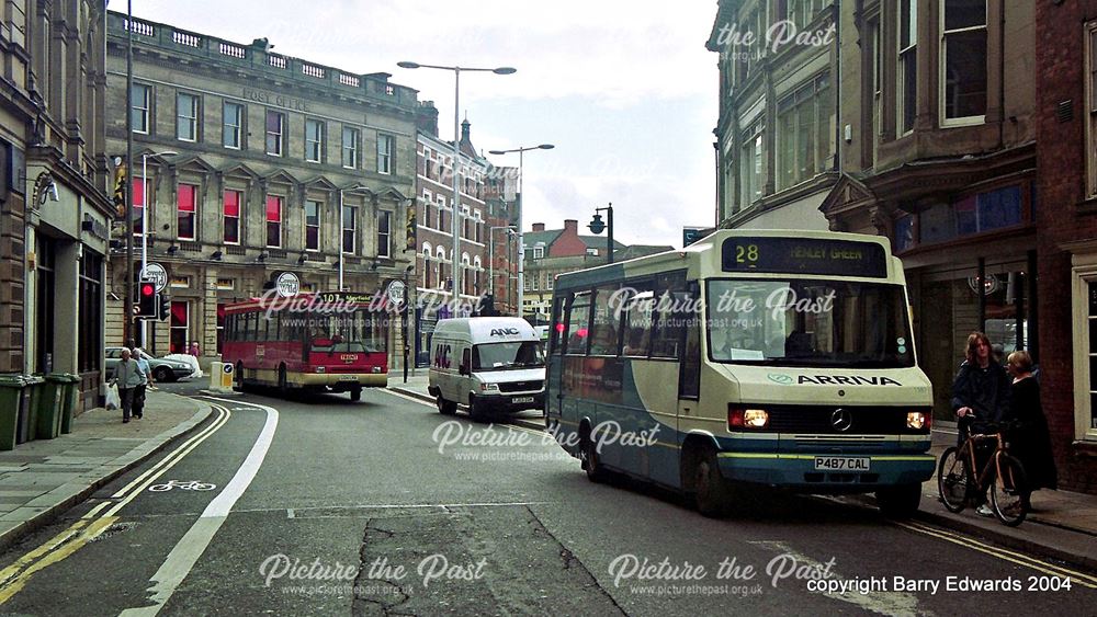 Arriva Mercedes Benz 1387, Wardwick temporary terminus, Derby