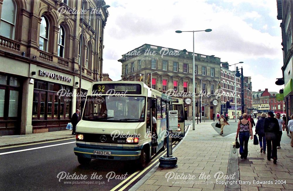 Arriva Mercedes Benz 1383, Wardwick temporary terminus, Derby