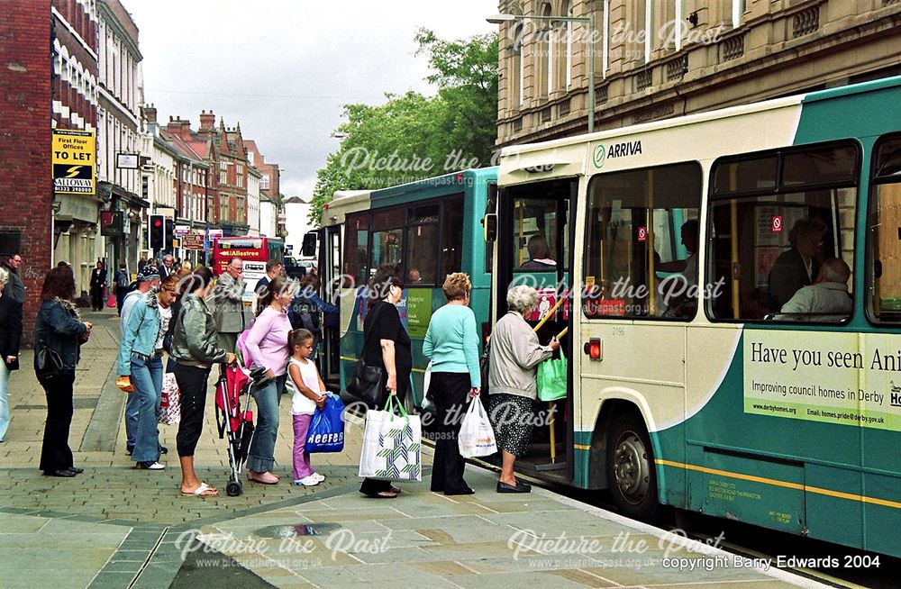 Arriva Dennis Dart 2196, Wardwick temporary terminus, Derby