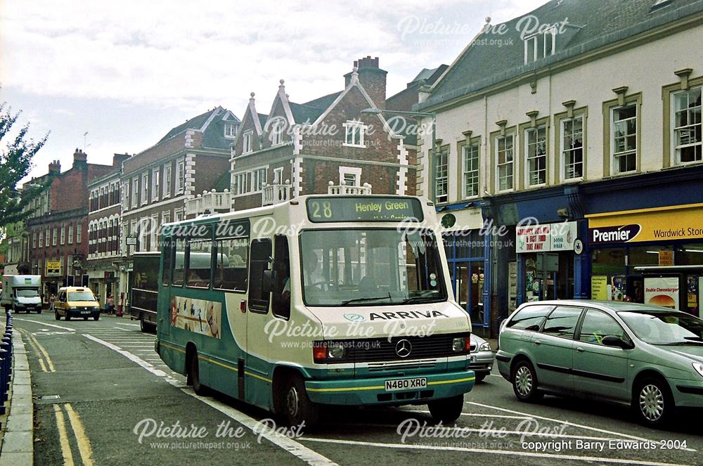 Arriva Mercedes Benz 1380, Wardwick temporary rest point, Derby