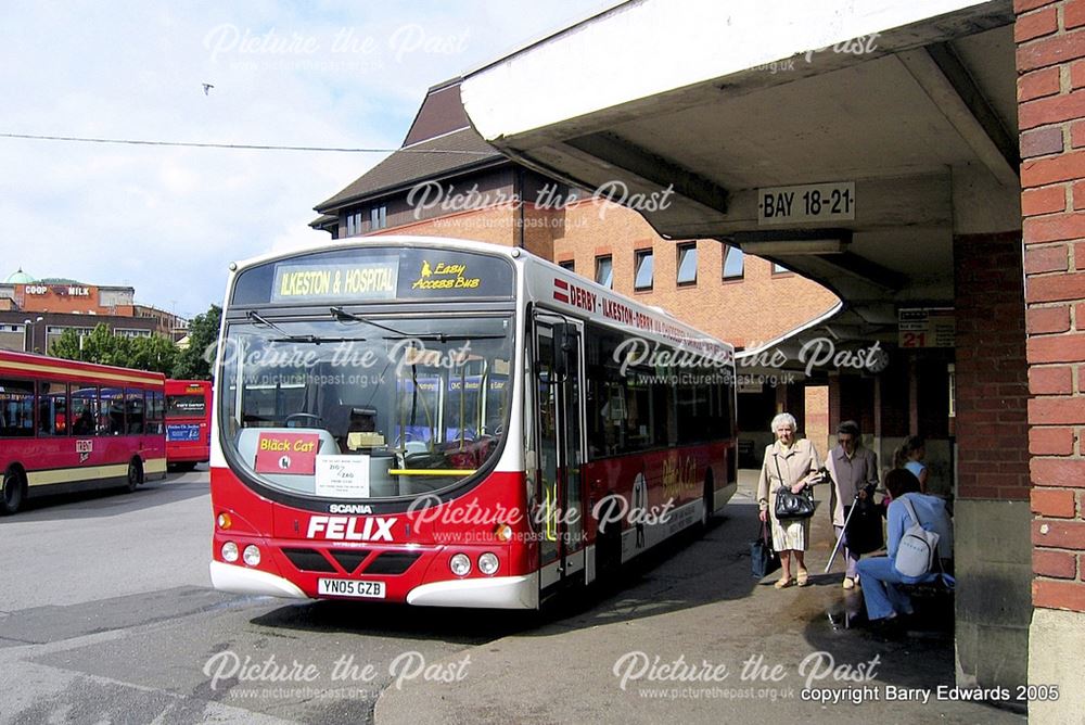 Felix Scania, future Trent 600, Bus Station, Derby