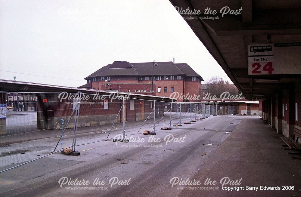 Disused platforms at bus station 