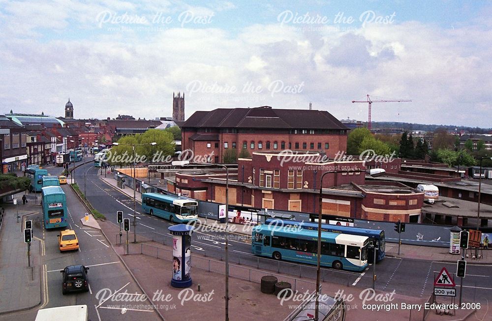 Disused bus station site from Eagle Market 