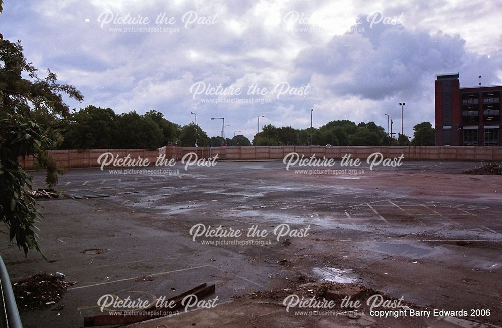 Former bus station parking yard from Riverside Gardens