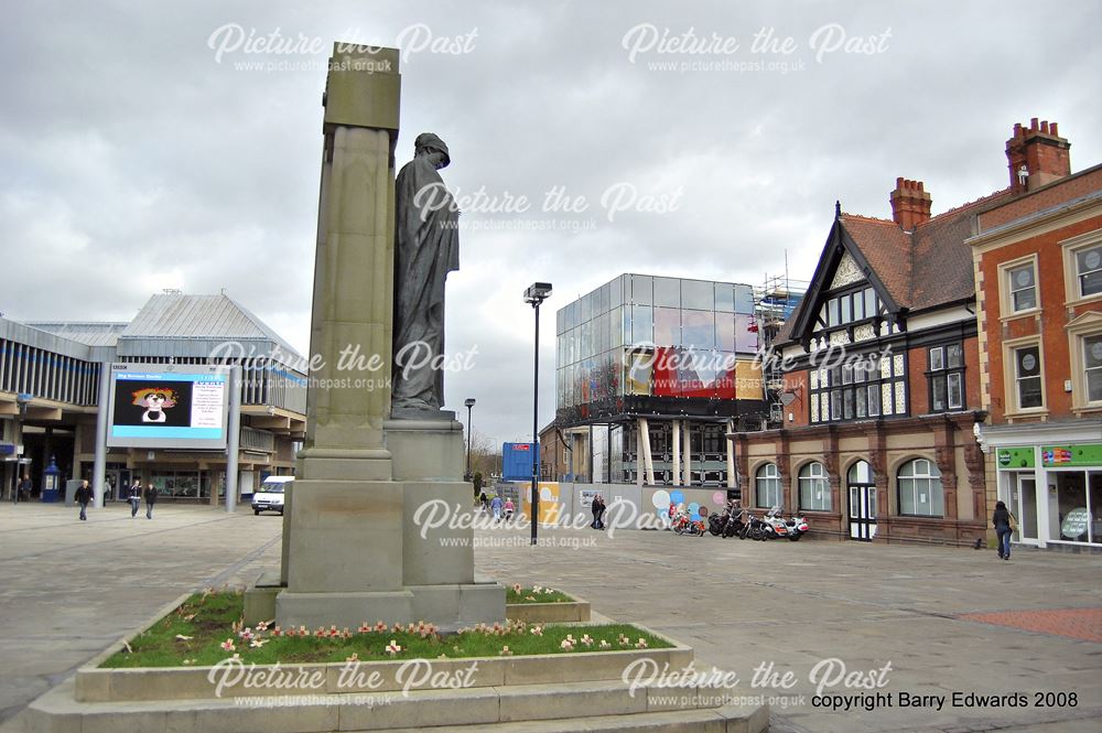 Market Place looking towards Quad under construction 