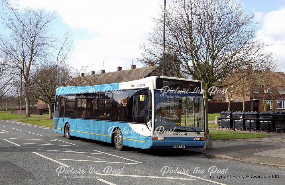 Arriva Optare Excel 2999, Roosevelt Avenue Chaddesden, Derby