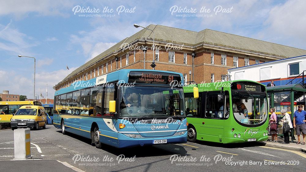 Arriva Scania Omnicity 3573, Morledege, Derby