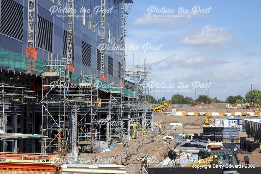 Bus Station under construction from Morledge 