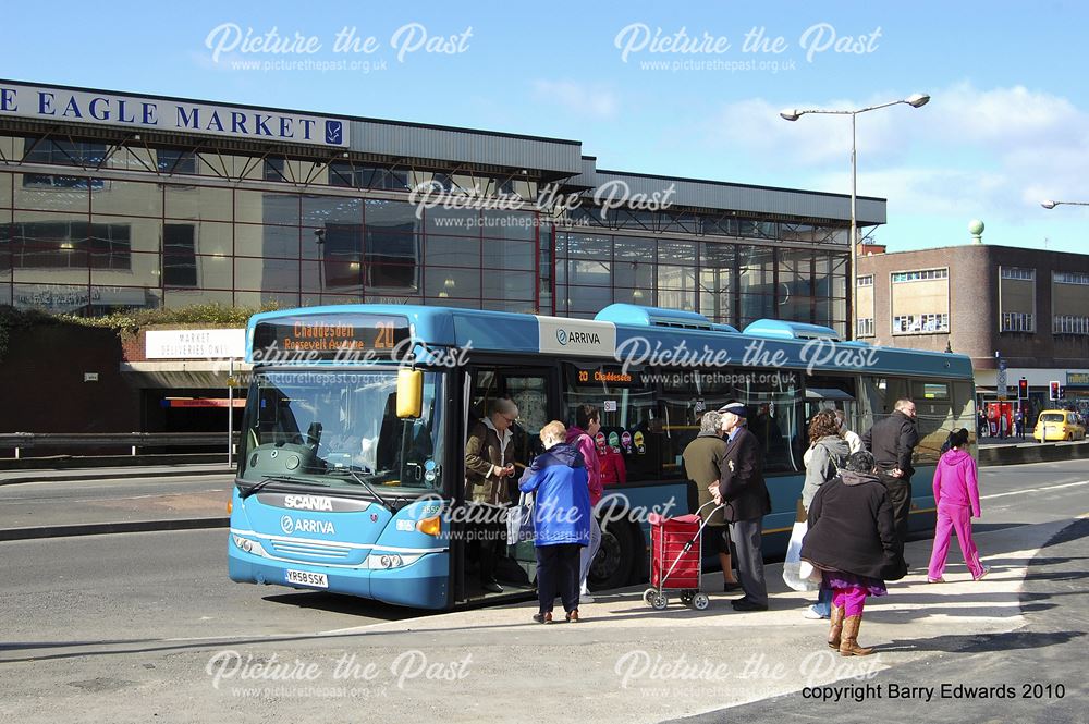 Arriva Omnicity 3559, Morledge on street stop route 20  last day, Derby