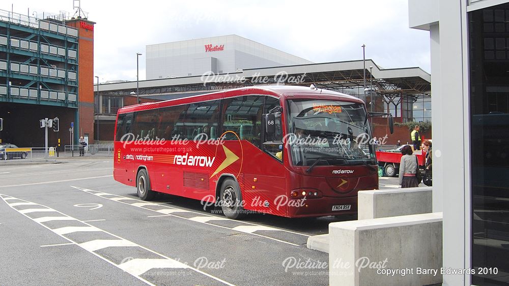 Trent Scania Irizar 68, New Bus Station first day, Derby