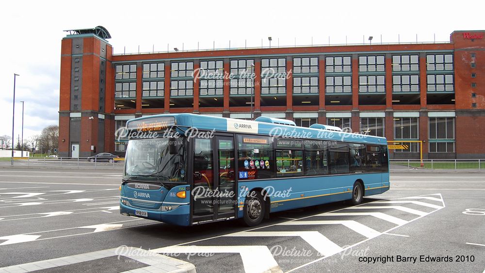 Arriva Scania Omnicity 3562, New Bus Station first day, Derby