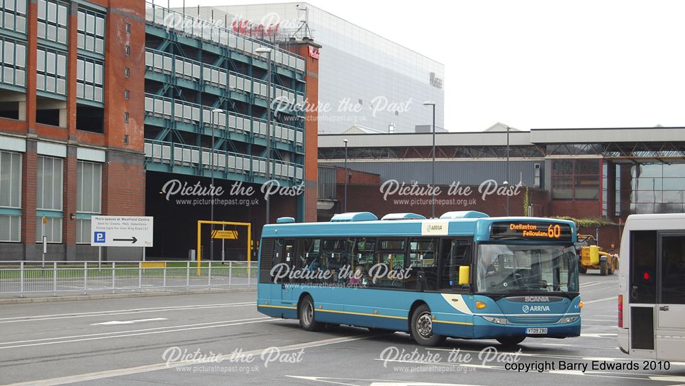 Arriva Scania Omnicity 3569, New Bus Station first day, Derby